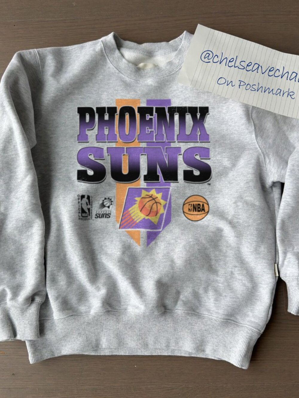 Vintage 1993 Phoenix Suns Basketball Sweatshirt, Retro NBA Phoenix Suns Shirt
